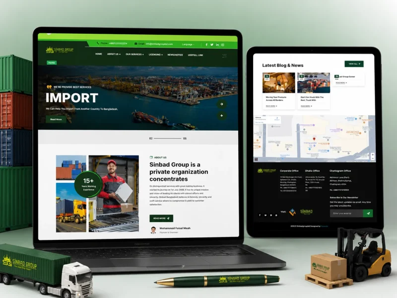 imam-uddin-sinbad-group-customs-clearing-website-mockup